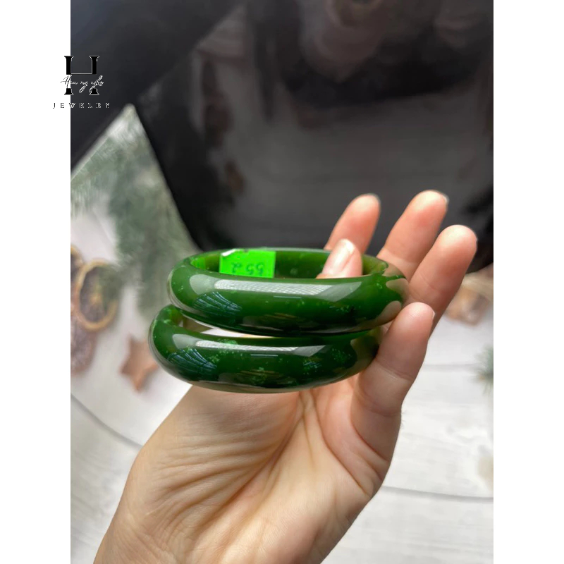 Vòng tay đá ngọc bích tự nhiên kèm giấy kiểm định đá quý HANMYNGHE 6 Vòng tay đá ngọc bích tự nhiên kèm giấy kiểm định đá quý HANMYNGHE - Hình ảnh 6