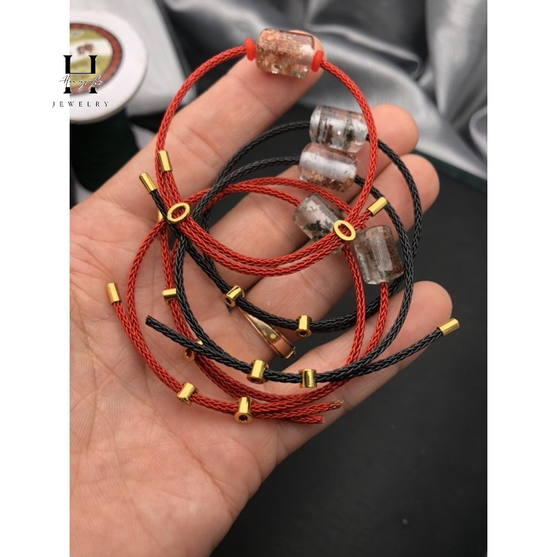 Vòng tay lu thống đá thạch anh ưu linh ngũ sắc HANMYNGHE 6 Vòng tay lu thống đá thạch anh ưu linh ngũ sắc HANMYNGHE - Hình ảnh 6