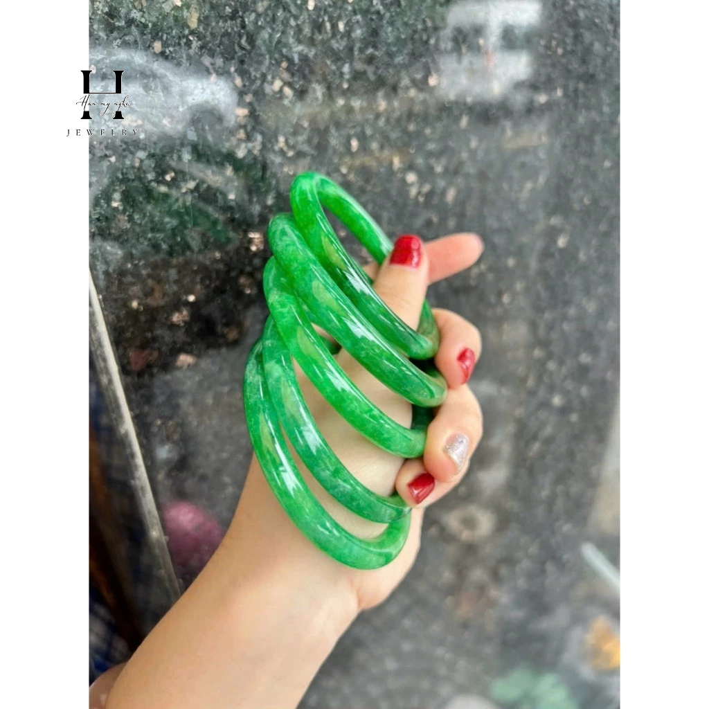 Vòng đá ngọc cẩm thạch HANMYNGHE 3 Vòng  đá ngọc cẩm thạch HANMYNGHE - Hình ảnh 3