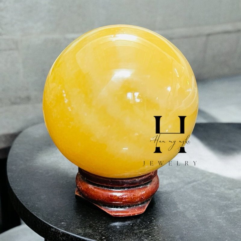 Quả cầu phong thuỷ mini 5 cm tặng kèm đế gỗ HANMYNGHE 2 Quả cầu phong thuỷ mini 5 cm tặng kèm đế gỗ HANMYNGHE - Hình ảnh 2