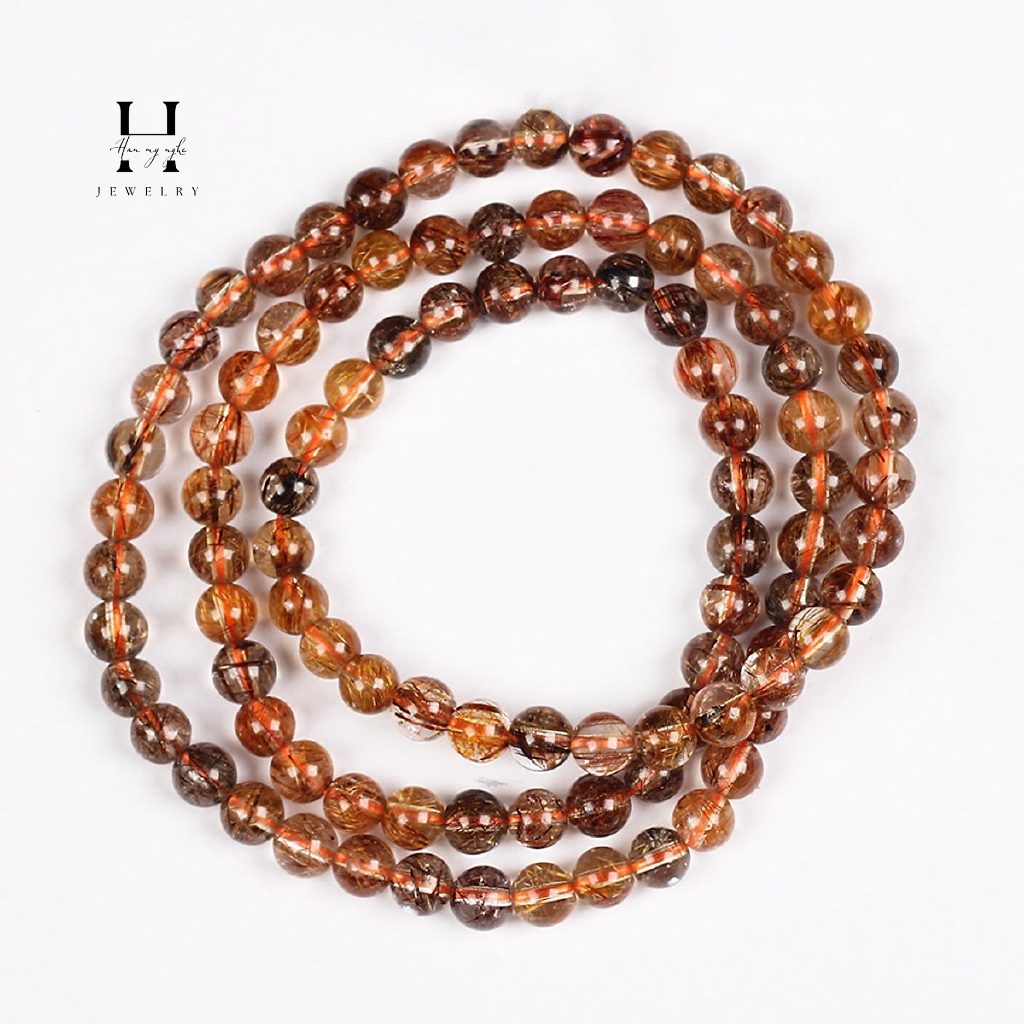 Chuỗi vòng tay nâu 7ly cho nam và nữ - Hợp cho người mệnh Thổ, mệnh Kim 2 Chuỗi vòng tay nâu 7ly cho nam và nữ - Hợp cho người mệnh Thổ, mệnh Kim - Hình ảnh 2