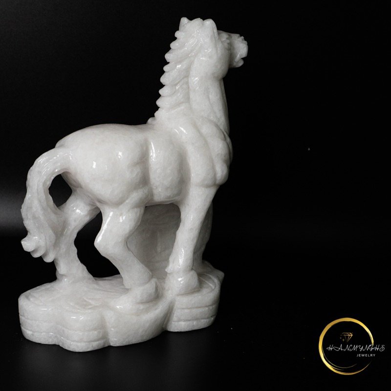 Cặp ngựa đá non nước 20cm HANMYNGHE 4 Cặp ngựa đá non nước 20cm HANMYNGHE - Hình ảnh 4