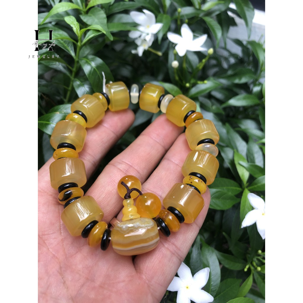 Vòng tay lu thống đá mã não HANMYNGHE 3 Vòng tay lu thống đá mã não HANMYNGHE - Hình ảnh 3