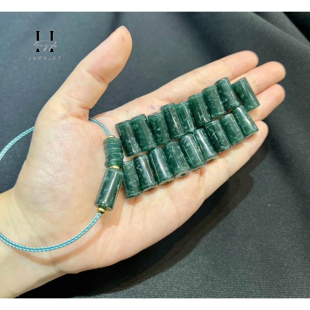 Vòng tay lu thống ngũ điếu đá lam ngọc tự nhiên HANMYNGHE 2 Vòng tay lu thống ngũ điếu đá lam ngọc tự nhiên HANMYNGHE - Hình ảnh 2