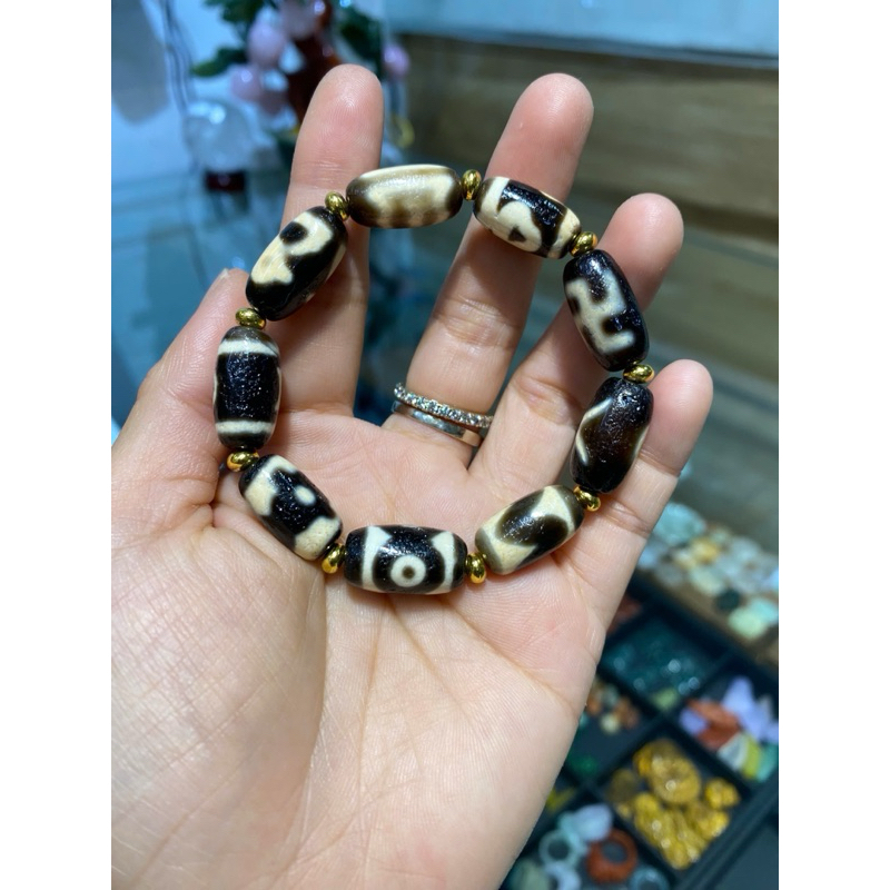 Vòng tay dzi 10mm HANMYNGHE 1 Vòng tay dzi 10mm HANMYNGHE