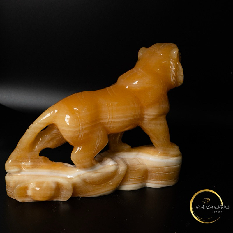 Tượng hổ phong thuỷ 20 cm đá ngọc hoàng long HANMYNGHE 2 Tượng hổ phong thuỷ 20 cm đá ngọc hoàng long HANMYNGHE - Hình ảnh 2