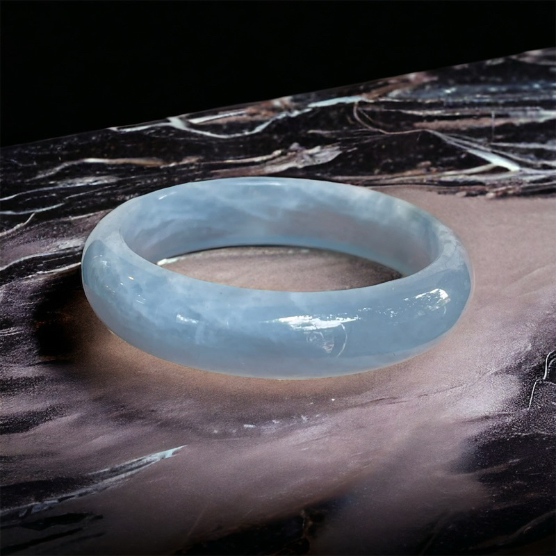 Vòng bảng đá aquamarine màu xanh nước biển tự nhiên HANMYNGHE 2 Vòng bảng đá aquamarine màu xanh nước biển tự nhiên HANMYNGHE - Hình ảnh 2