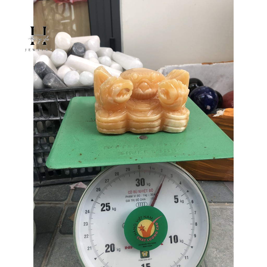 Tượng cua đá tự nhiên màu vàng 15cm HANMYNGHE 2 Tượng cua đá tự nhiên màu vàng 15cm HANMYNGHE - Hình ảnh 2