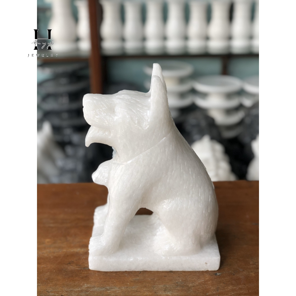 Chó đá non nước 30cm HANMYNGHE 1 Chó đá non nước 30cm HANMYNGHE