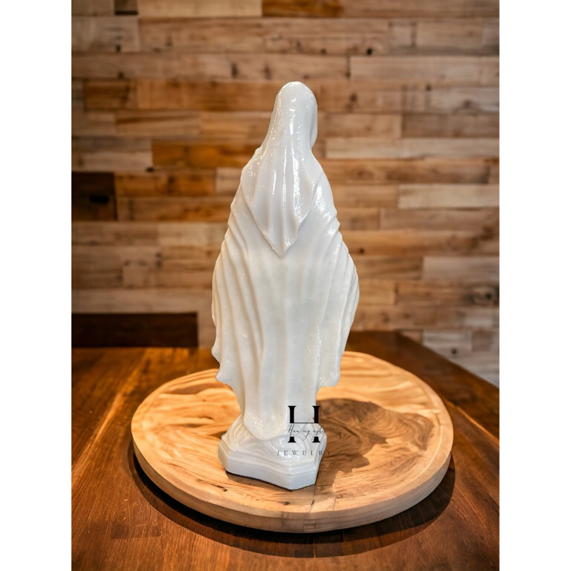 Tượng đức mẹ maria 30cm bột đá đúc HANMYNGHE 3 Tượng đức mẹ maria 30cm bột đá đúc HANMYNGHE - Hình ảnh 3
