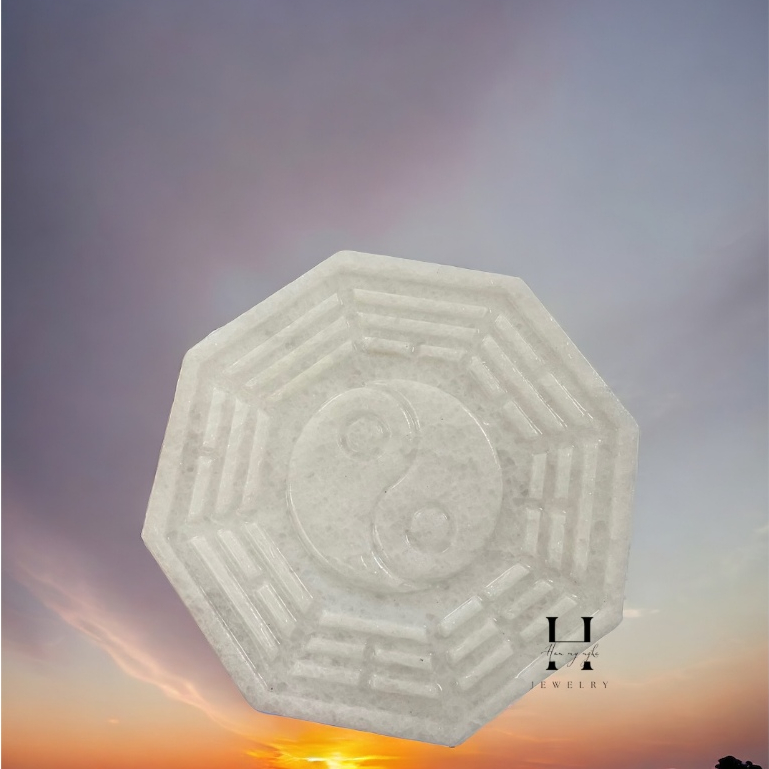 Gương bát quái phong thủy đá non nước tự nhiên 15cm HANMYNGHE 2 Gương bát quái phong thủy đá non nước tự nhiên 15cm HANMYNGHE - Hình ảnh 2