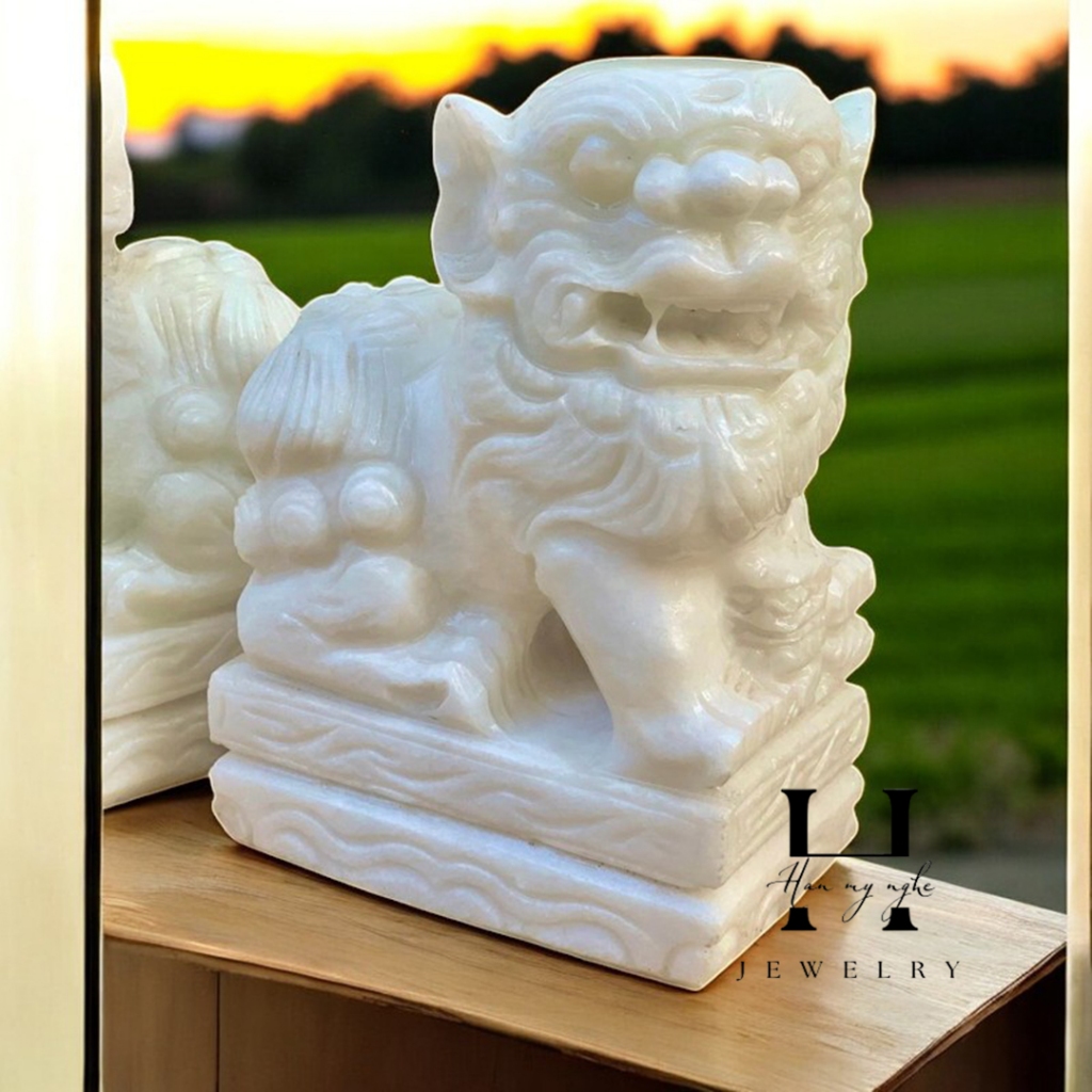 Cặp kỳ lân đá nguyên khối tự nhiên HANMYNGHE 3 Cặp kỳ lân  đá nguyên khối tự nhiên HANMYNGHE - Hình ảnh 3