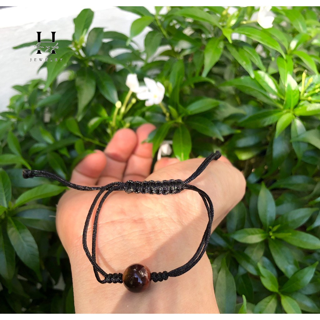 vòng tay đan chỉ đen siêu xinh 2 vòng tay đan chỉ đen siêu xinh - Hình ảnh 2