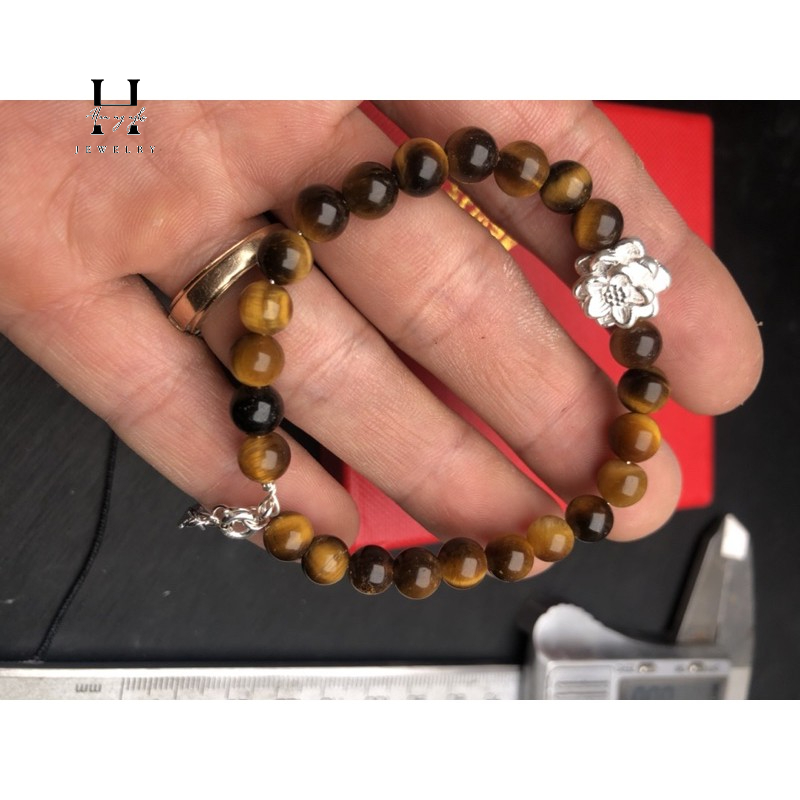 Vòng tay đá mix charm bạc HANMYNGHE 2 Vòng tay đá mix charm bạc HANMYNGHE - Hình ảnh 2