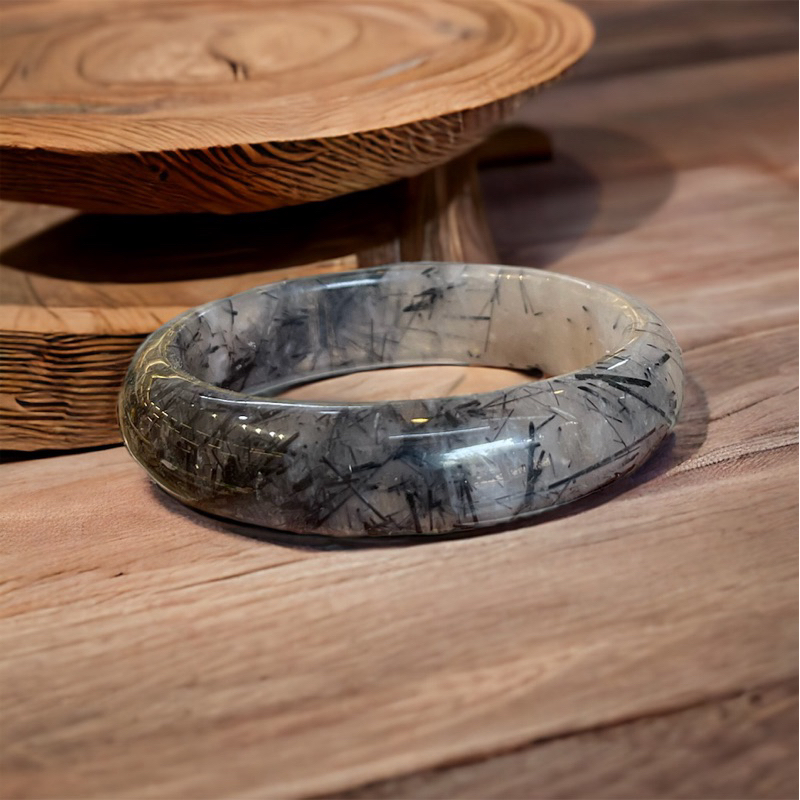 Vòng bảng thạch anh tóc đen tự nhiên HANMYNGHE 2 Vòng bảng thạch anh tóc đen tự nhiên HANMYNGHE - Hình ảnh 2