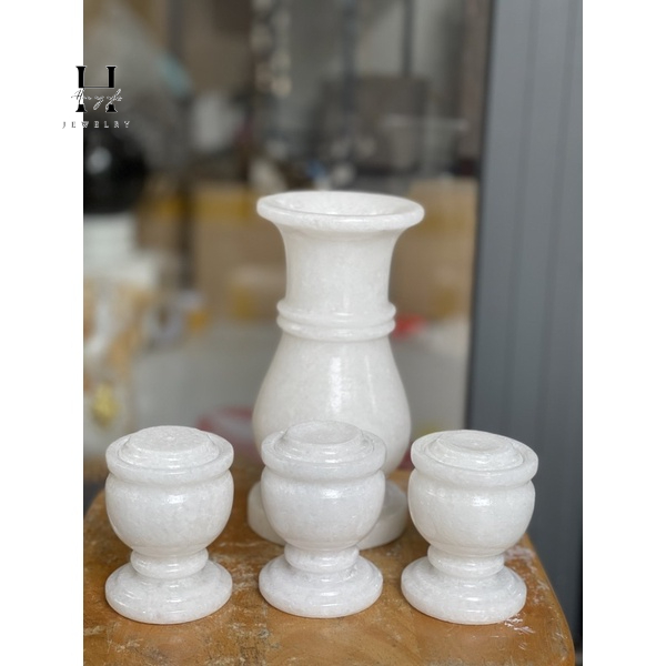 Combo lọ hoa 20 cm + 3 ly nước đá non nước tự nhiên HANMYNGHE 1 Combo lọ hoa 20 cm + 3 ly nước đá non nước tự nhiên HANMYNGHE