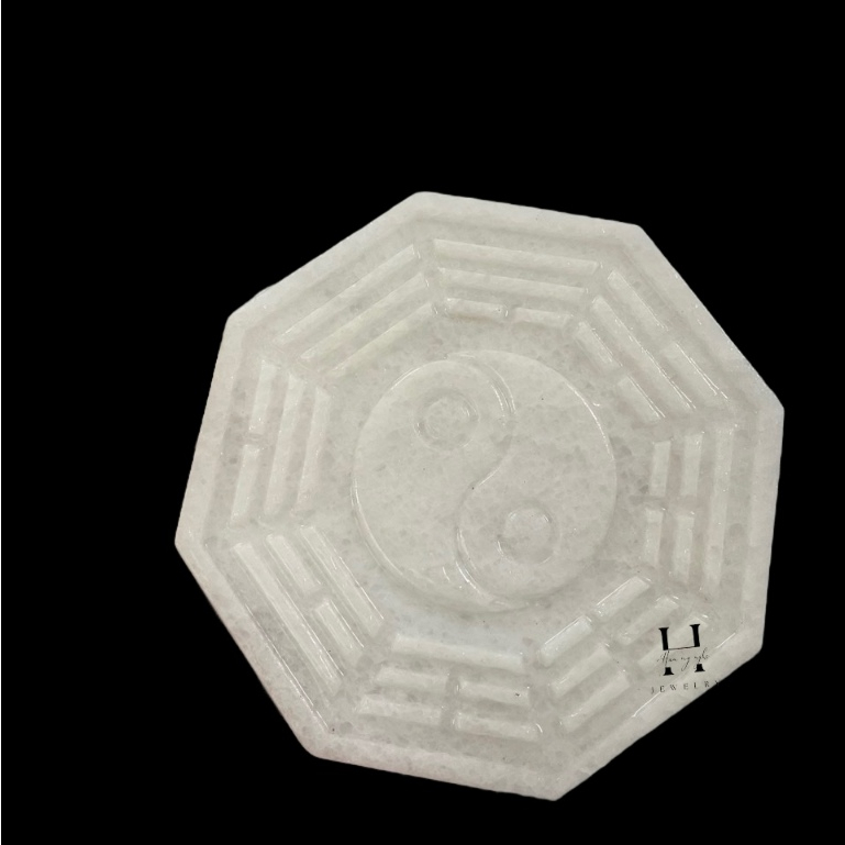 Gương bát quái phong thủy đá non nước tự nhiên 15cm HANMYNGHE 1 Gương bát quái phong thủy đá non nước tự nhiên 15cm HANMYNGHE