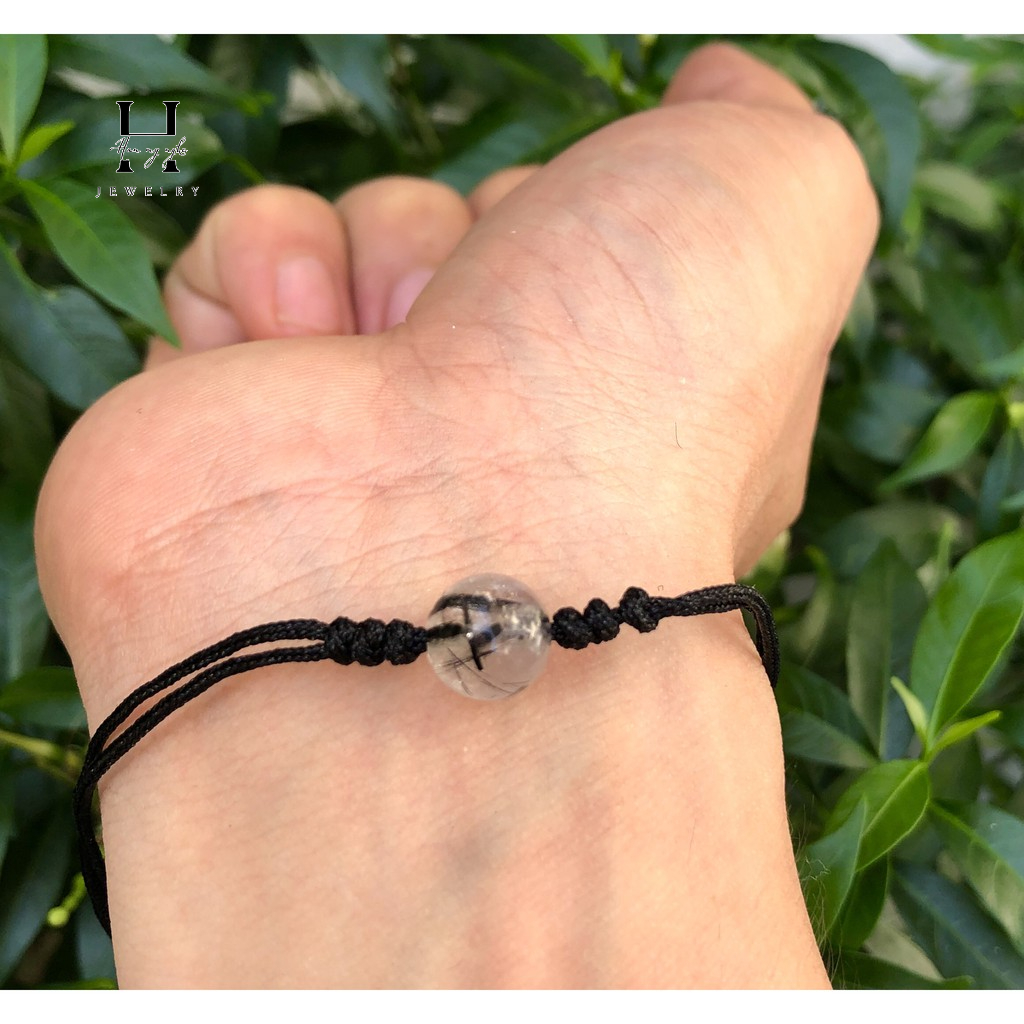 Vòng tay thạch anh tóc đen HANMYNGHe 2 Vòng tay thạch anh tóc đen HANMYNGHe - Hình ảnh 2
