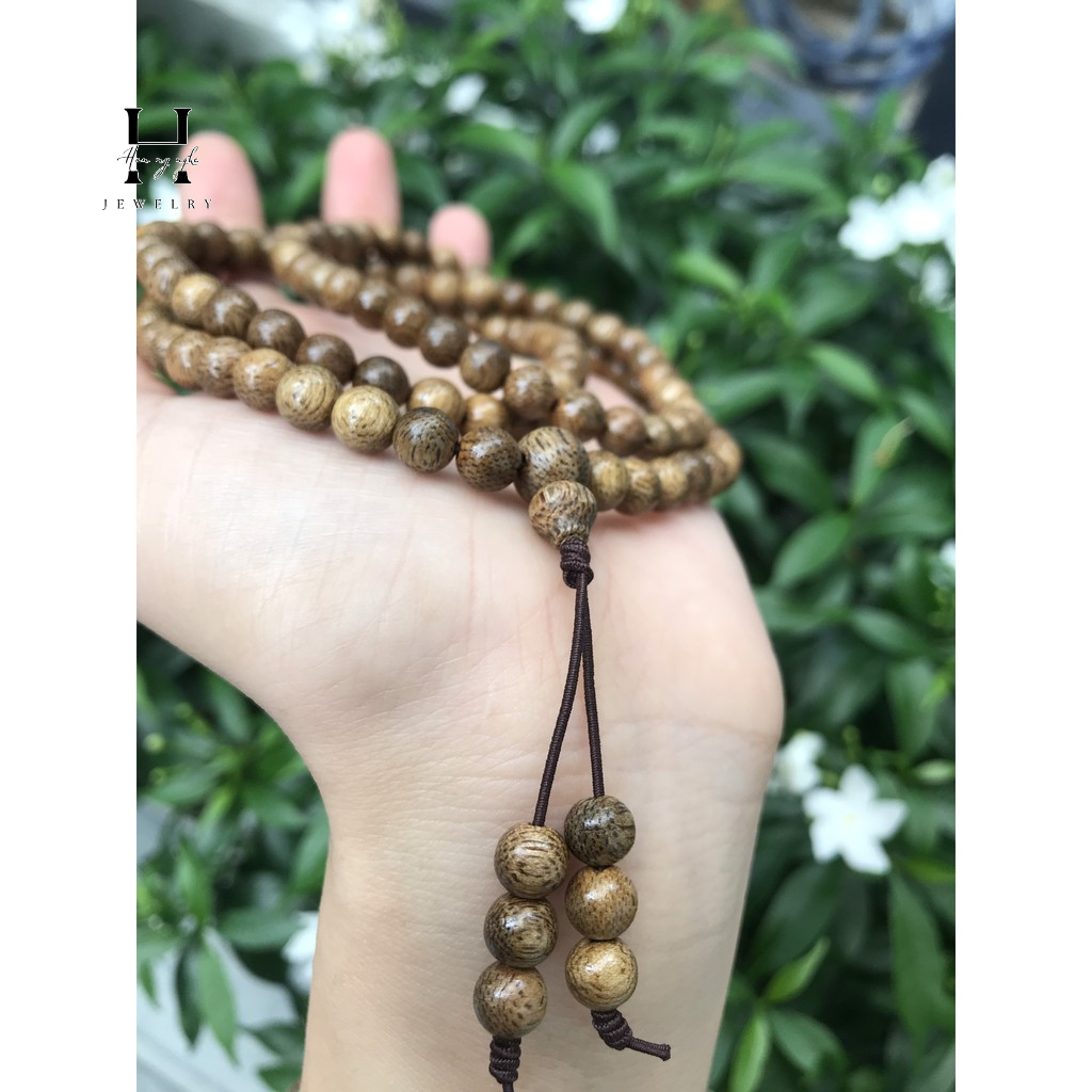 Vòng Tay Chuỗi Hạt Trầm Hương 6mm 108 hạt HANMYNGHE 6 Vòng Tay Chuỗi Hạt Trầm Hương 6mm 108 hạt HANMYNGHE - Hình ảnh 6
