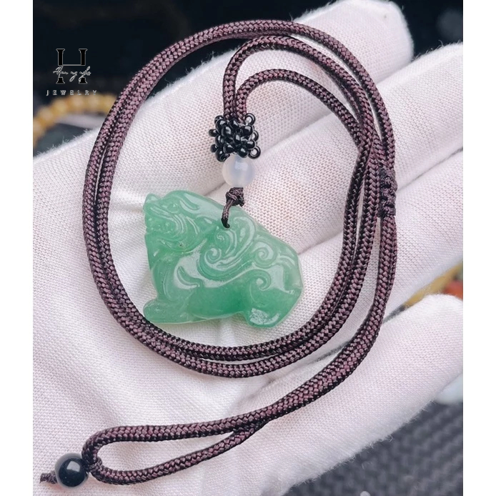 Mặt dây chuyền kỳ lân đá ngọc cẩm thạch HANMYNGHE 4 Mặt dây chuyền kỳ lân đá ngọc cẩm thạch HANMYNGHE - Hình ảnh 4