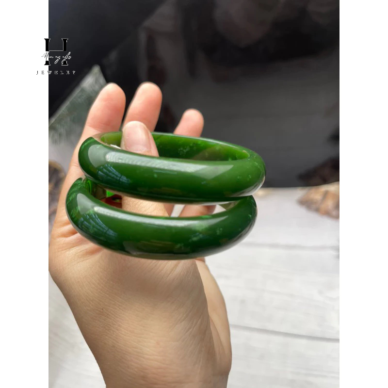 Vòng tay đá ngọc bích tự nhiên kèm giấy kiểm định đá quý HANMYNGHE 5 Vòng tay đá ngọc bích tự nhiên kèm giấy kiểm định đá quý HANMYNGHE - Hình ảnh 5