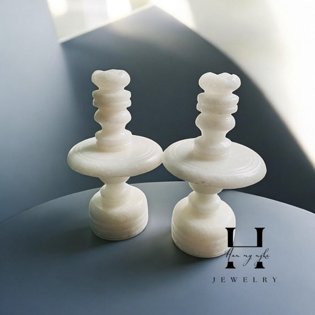 Cặp chân đèn đá non nước tự nhiên HANMYNGHE 3 Cặp chân đèn đá non nước tự nhiên HANMYNGHE - Hình ảnh 3