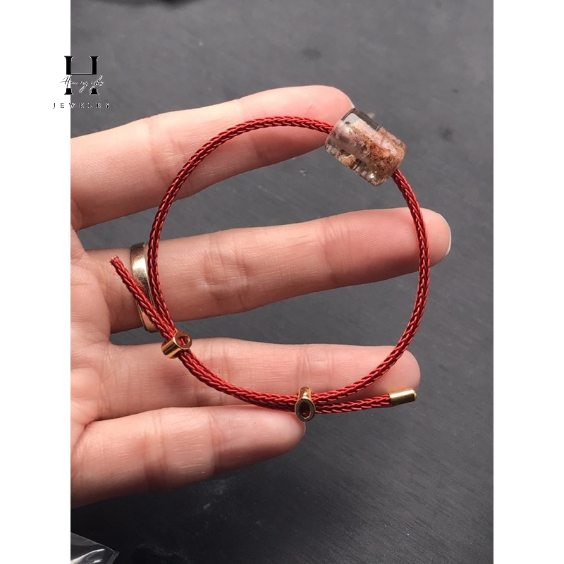 Vòng tay lu thống đá thạch anh ưu linh ngũ sắc HANMYNGHE 2 Vòng tay lu thống đá thạch anh ưu linh ngũ sắc HANMYNGHE - Hình ảnh 2