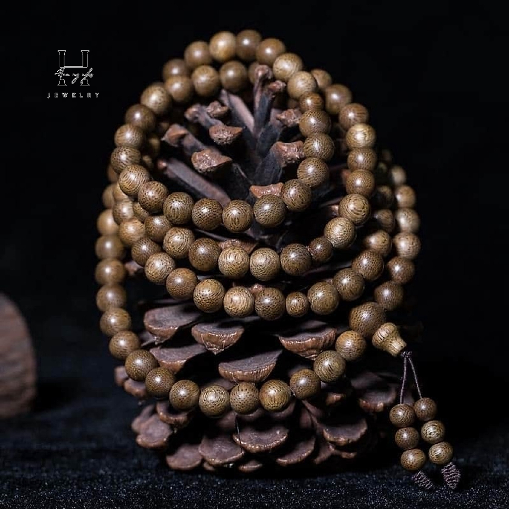 Vòng tay trầm hương 108 hạt HANMYNGHE 5 Vòng tay trầm hương 108 hạt HANMYNGHE - Ảnh 5