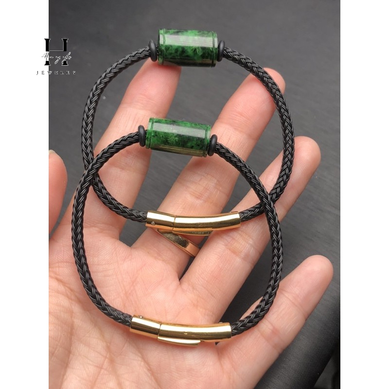 Vòng tay lu thống đá ngọc sơn thủy HANMYNGHE 5 Vòng tay lu thống đá ngọc sơn thủy HANMYNGHE - Hình ảnh 5