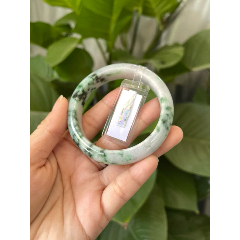 Vòng tay đá ngọc cẩm thạch A kèm giấy kiểm định liulad HANMYNGHE 4 Vòng tay đá ngọc cẩm thạch A kèm giấy kiểm định liulad HANMYNGHE - Hình ảnh 4