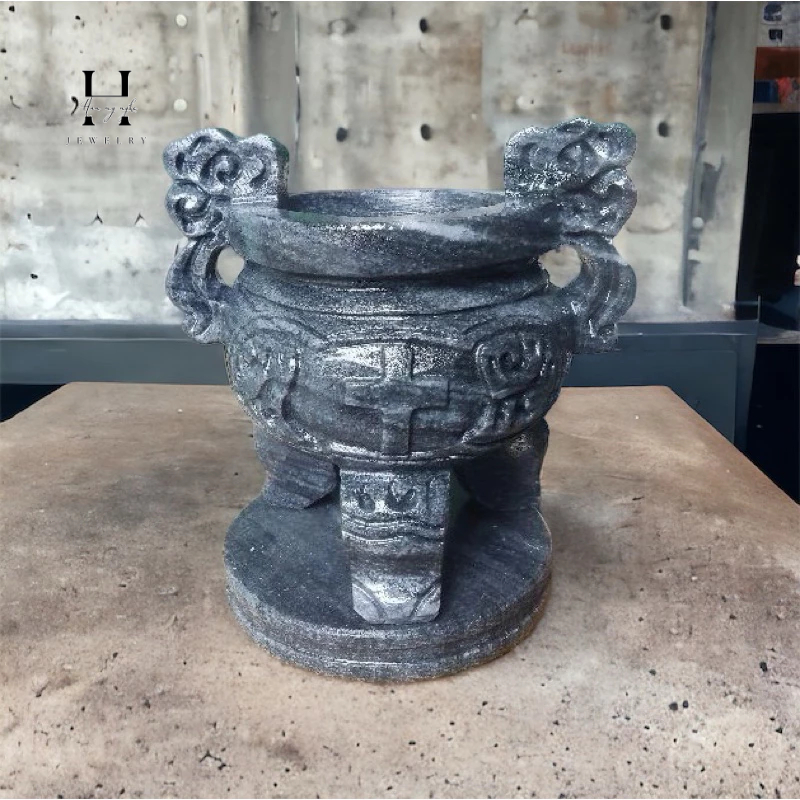 Lư hương công giáo đá non nước cao 20 cm HANMYNGHE 3 Lư hương công giáo đá non nước cao 20 cm HANMYNGHE - Hình ảnh 3