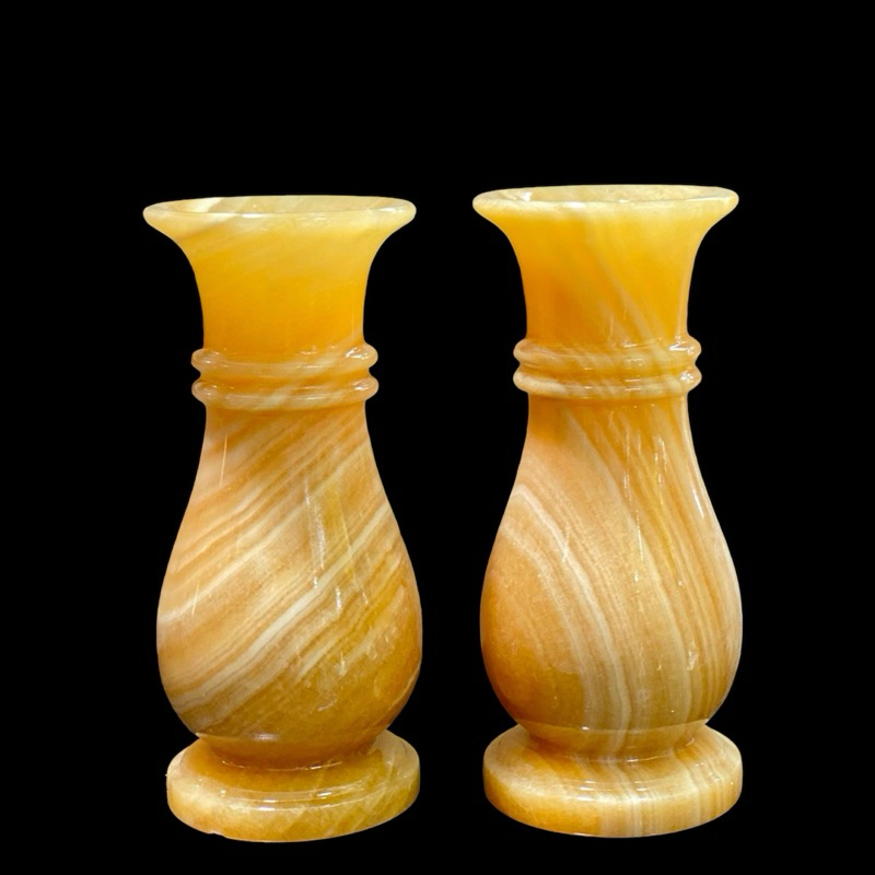 Lọ hoa đá ngọc hoàng long 20 cm tự nhiên nguyên khối HANMYNGHE 2 Lọ hoa đá ngọc hoàng long 20 cm tự nhiên nguyên khối HANMYNGHE - Hình ảnh 2