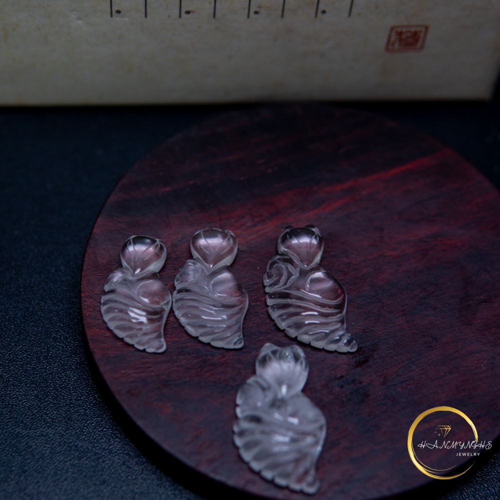 Mặt dây chuyền hồ ly đá thạch anh trắng 3cm tặng kèm dây đeo HANMYNGHE 2 Mặt dây chuyền hồ ly đá thạch anh trắng 3cm tặng kèm dây đeo HANMYNGHE - Hình ảnh 2