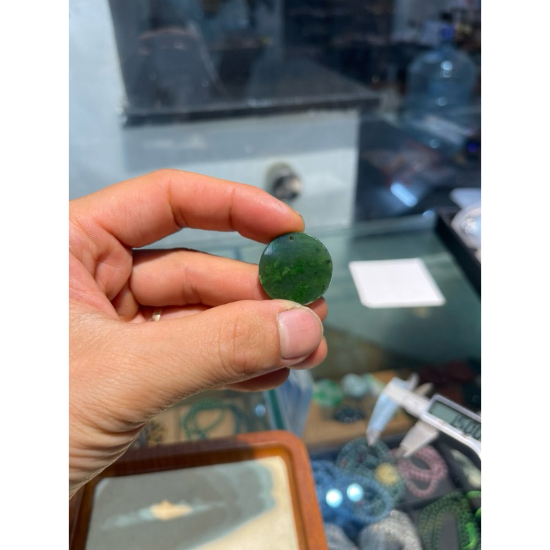 Mặt dây chuyền vô sự bài đá ngọc bích HANMYNGHE 1 Mặt dây chuyền vô sự bài đá ngọc bích HANMYNGHE