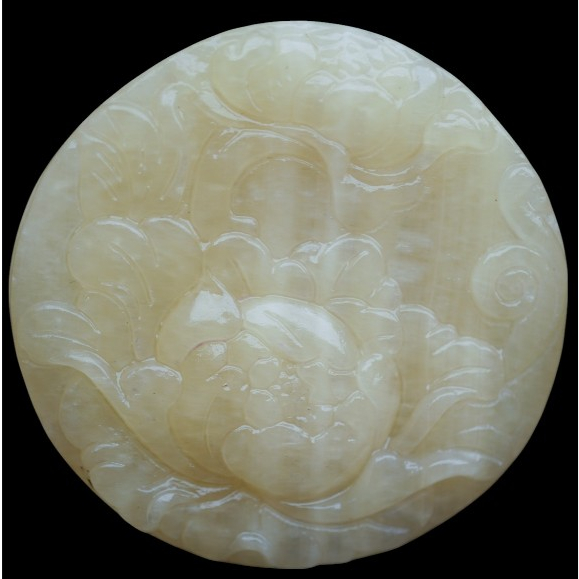 Mặt dây chuyền hoa mẫu đơn đá ngọc hoàng long tặng kèm dây đeo HANMYNGHE 2 Mặt dây chuyền hoa mẫu đơn đá ngọc hoàng long tặng kèm dây đeo HANMYNGHE - Hình ảnh 2