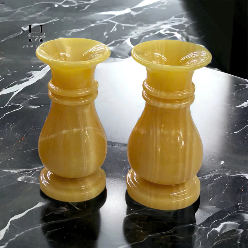 Lọ hoa đá ngọc hoàng long cao 20 cm HANMYNGHE 3 Lọ hoa đá ngọc hoàng long cao 20 cm HANMYNGHE - Hình ảnh 3