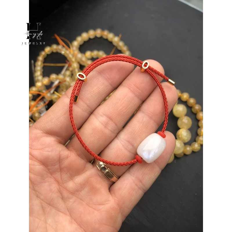 Vòng tay lu thống đá moonstone HANMYNGHE 1 Vòng tay lu thống đá moonstone HANMYNGHE
