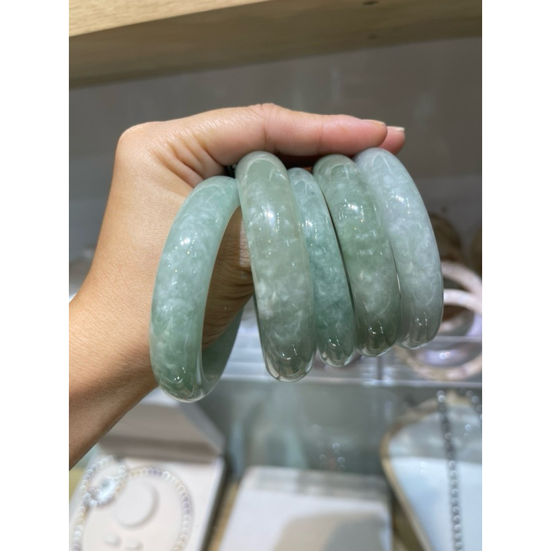 Vòng tay đá ngọc cẩm thạch ni 50-58 mm HANMYNGHE 3 Vòng tay đá ngọc cẩm thạch ni 50-58 mm HANMYNGHE - Hình ảnh 3