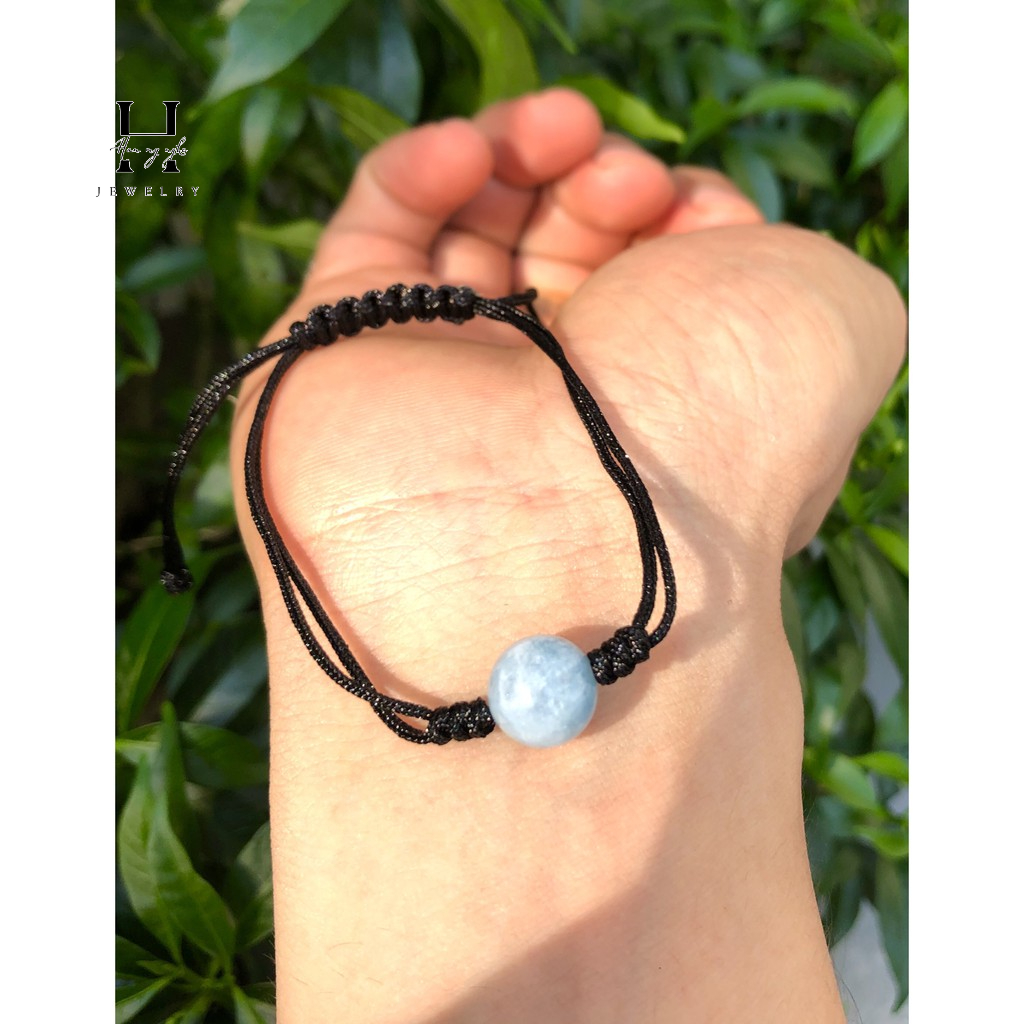 Vòng tay đá aquamarine HANMYNGHE 1 Vòng tay đá  aquamarine HANMYNGHE