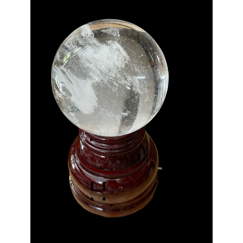 Quả cầu phong thuỷ đá thuỷ tinh núi lửa 12 cm HANMYNGHE 1 Quả cầu phong thuỷ đá thuỷ tinh núi lửa 12 cm HANMYNGHE