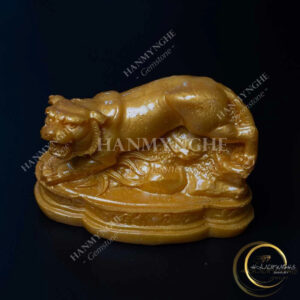 Tượng con chuột hổ ( dần )  màu vàng 10cm HANMYNGHE