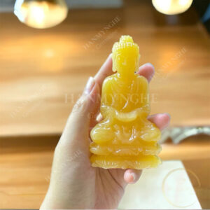 Tượng phật thích ca đá ngọc hoàng long 10 cm HANMYNGHE