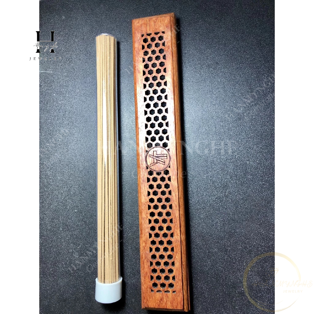 Trầm Thư Giãn Không Tăm Ống Trụ Vàng HANMYNGHE