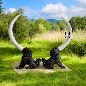 Cặp ngà bột đá cao 70cm HANMYNGHE