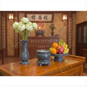 Bộ thờ cúng bằng đá tự nhiên nguyên khối  HANMYNGHE