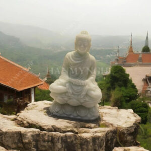 Tượng phật thích ca 40cm đá tự nhiên nguyên khối HANMYNGHE