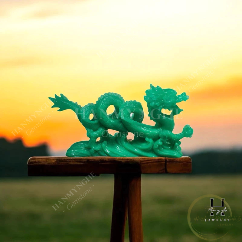 Tượng rồng nằm 27cm bột đá đúc HANMYNGHE 3 Tượng rồng nằm 27cm bột đá đúc HANMYNGHE - Ảnh 3