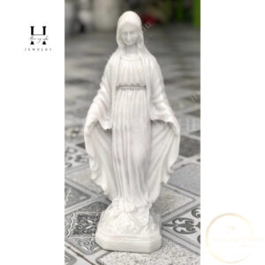 tượng mẹ ban ơn cao 30cm bột đá đúc non nước