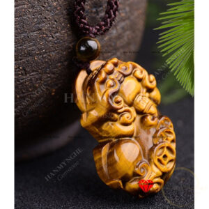 tỳ hưu đeo cổ tặng kèm dây đeo