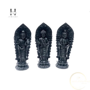 Bộ tam thế phật bột đá đúc non nước